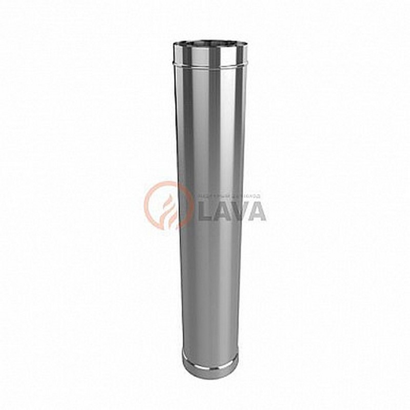 Сендвич 115/180мм нерж/нерж. зерк. 1,0м ЭЛИТ 0,8 мм