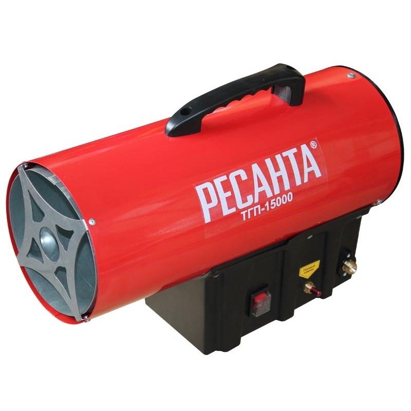 Пушка тепловая газовая РЕСАНТА ТГП-15000, 18кВт расход-1,2кг/ч