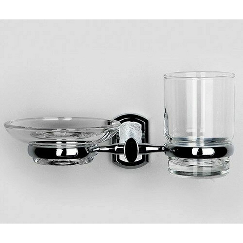 Держатель стакана и мыльницы  К-3026  ODER , хром