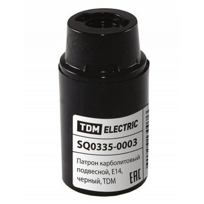 Патрон Е14 карболит. подвесной 4А TDM SQ0335-0003