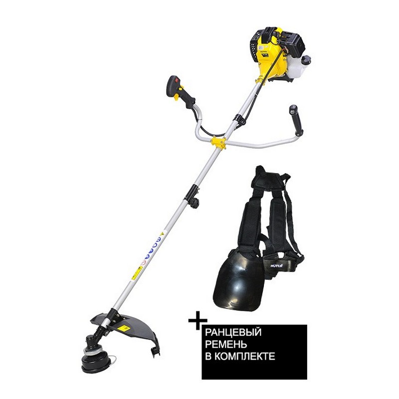 Триммер бензин. HUTER GGT-2500S, 2500вт прямая разб.штанга