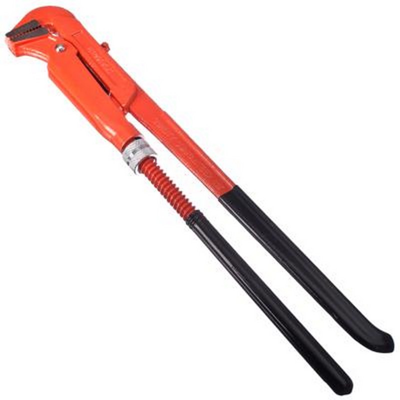 Ключ трубный рычажный 3/4" прямые губы ЕРМАК 655-009