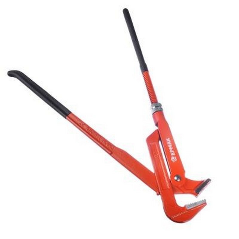 Ключ трубный рычажный 2" прямые губы ЕРМАК 655-012