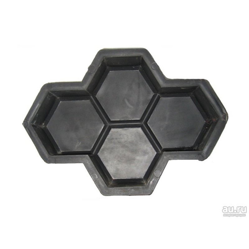 Форма для тротуарной плитки "Соты" 480х400х50