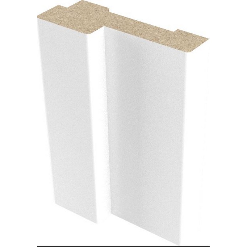 Дверная коробка ВЕРДА-комплект ПВХ (белый)+наличник 2,5шт/уп 