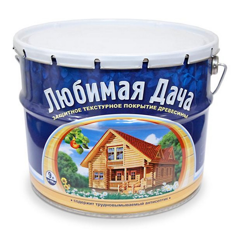 Антисептик "Любимая дача" тектурное покрытие палисандр 9,0л