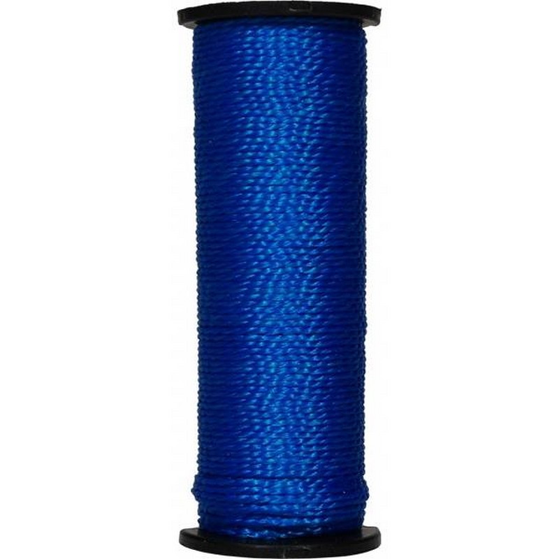 Нить капроновая на катушке 50м синяя 