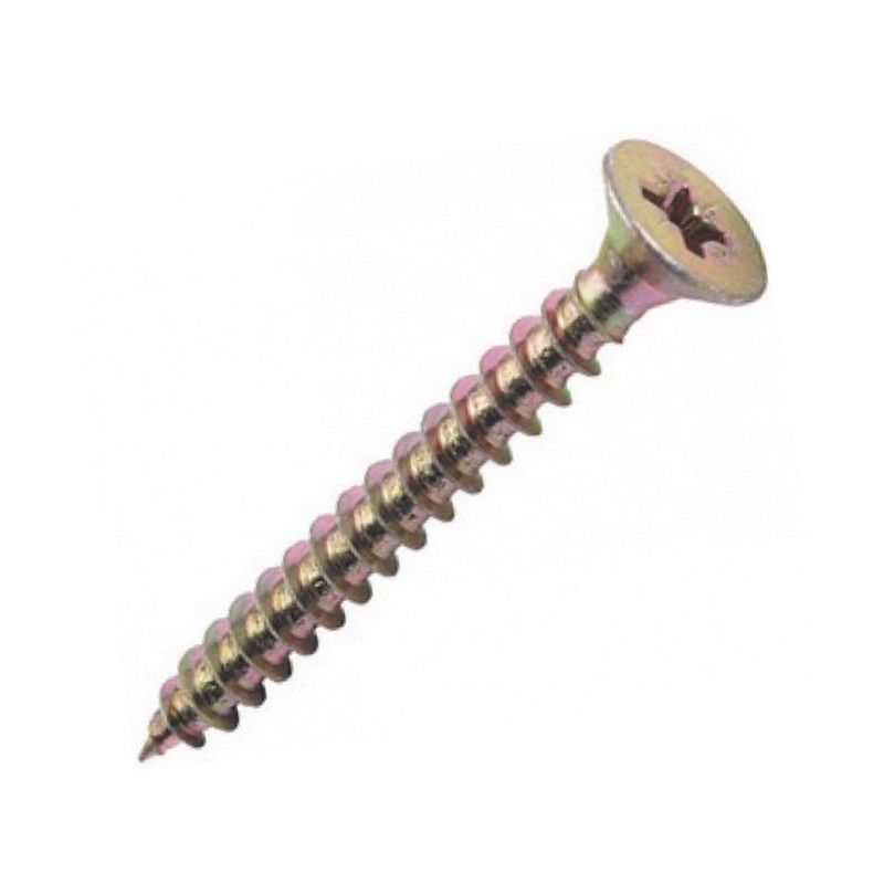 Шурупы универсальные желтый цинк 5,0х100