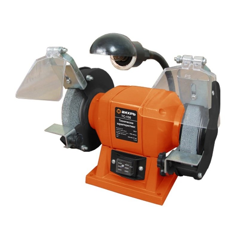 Станок точильный ВИХРЬ ТС-150, 150вт 125/12,7х16мм 2950об/мин 4,4кг