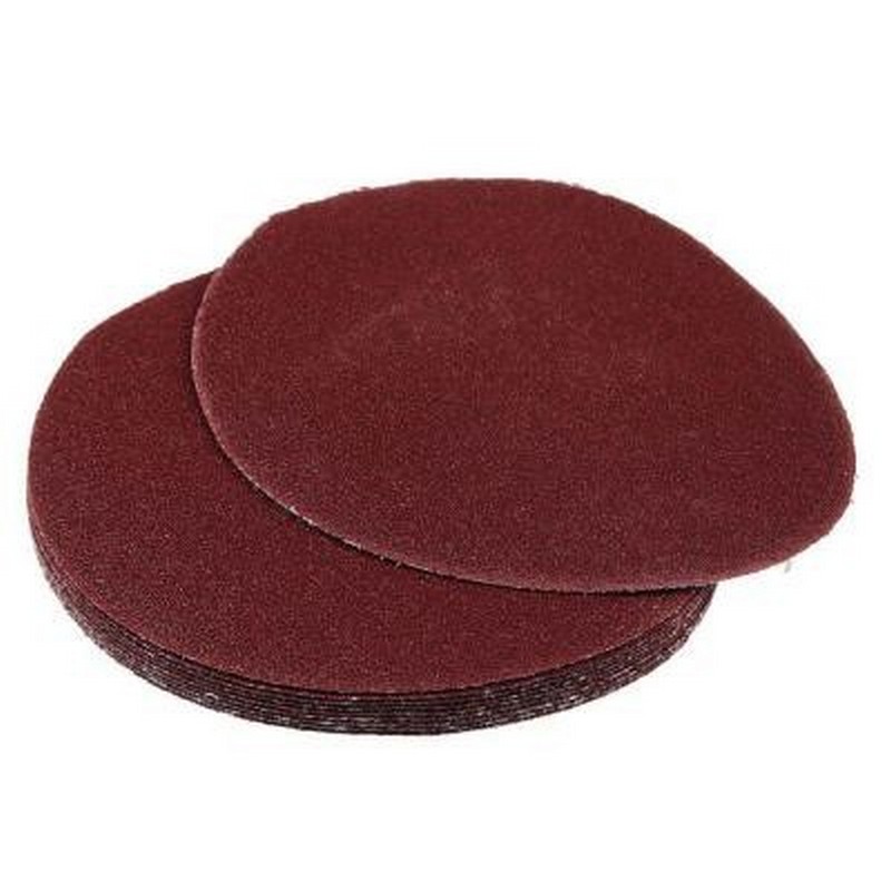 Круги шлиф. на липучке 125мм (10шт) Р80 645-068