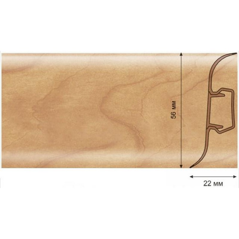 Плинтус Rico Leo 118 Орех грецкий
