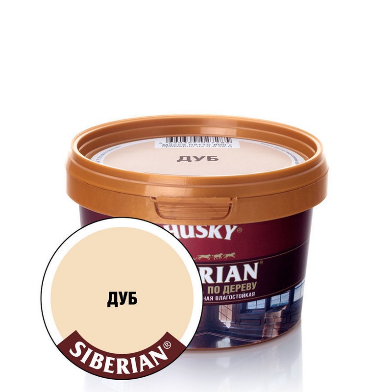 Шпатлевка по дереву дуб Husky 0,4 кг 