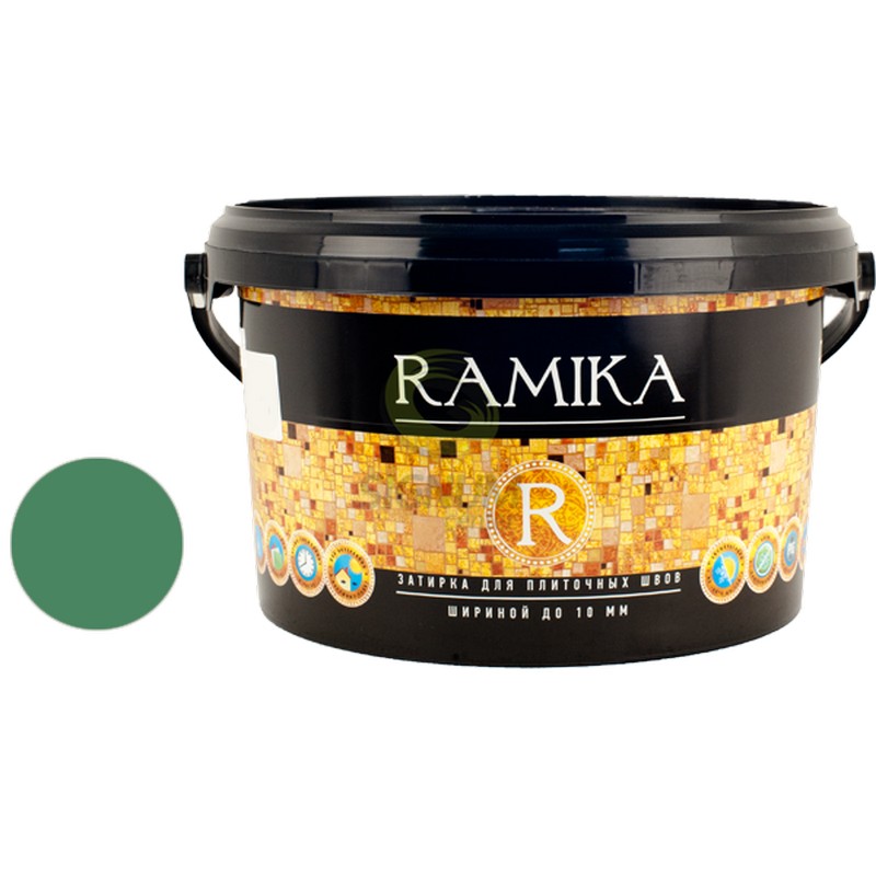 ЗАТИРКА  №020 МАЛАХИТ ВЕДРО 2 КГ "RAMIKA"