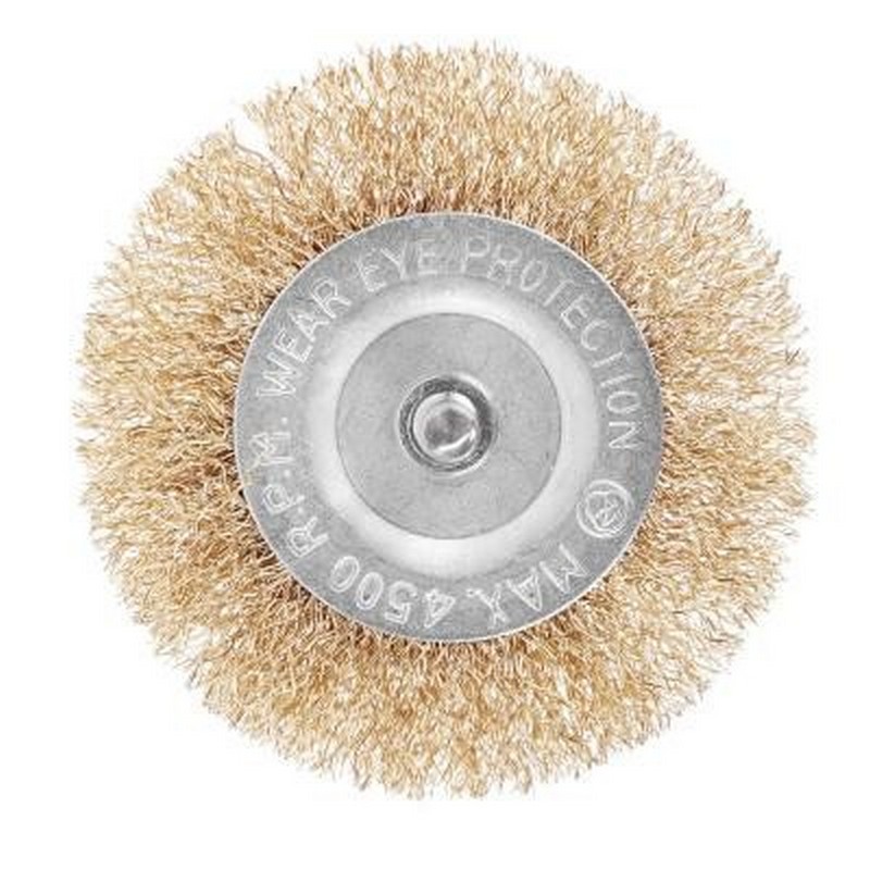 Набор кордщеток для дрели (6шт) 40,50,65,75,100мм-плоск., 50мм-чашка