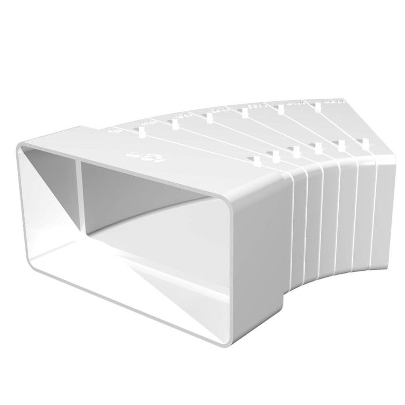 Колено разноугловое горизонтальное (110*55) 511КРП