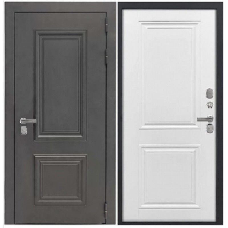 Дверь мет. Мастиф Термозверь 31 (муар коричнев. Д-68, сандал белый, ФЛ-677) 860 лев.