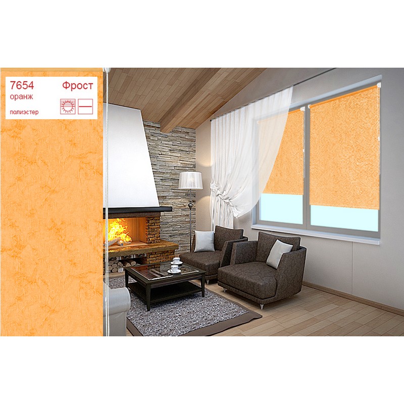 Рулонная штора Бежевый 100*160