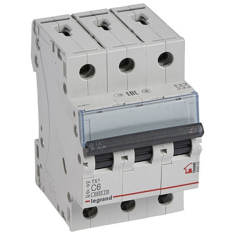 Авт. выкл. 3п С6А Legrand 404053