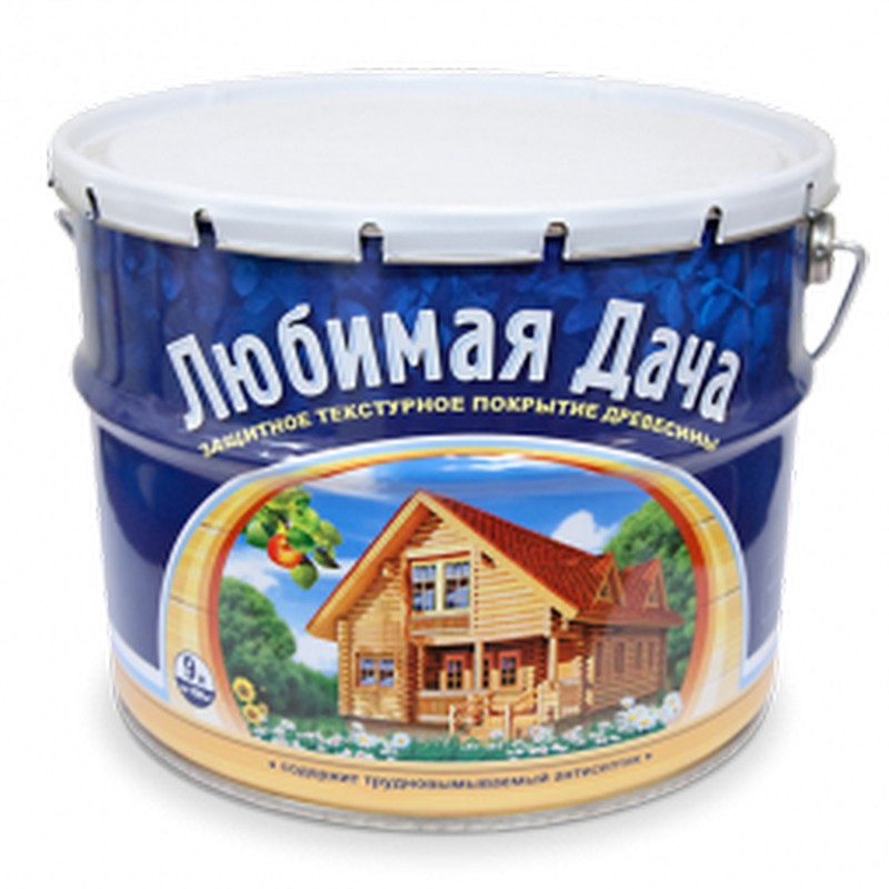 Антисептик "Любимая дача" тектурное покрытие груша 2,7л