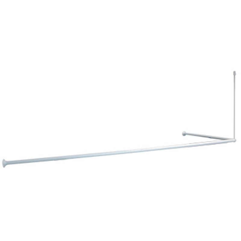 Карниз для ванной угловой,белый  IDDIS 040A200/14