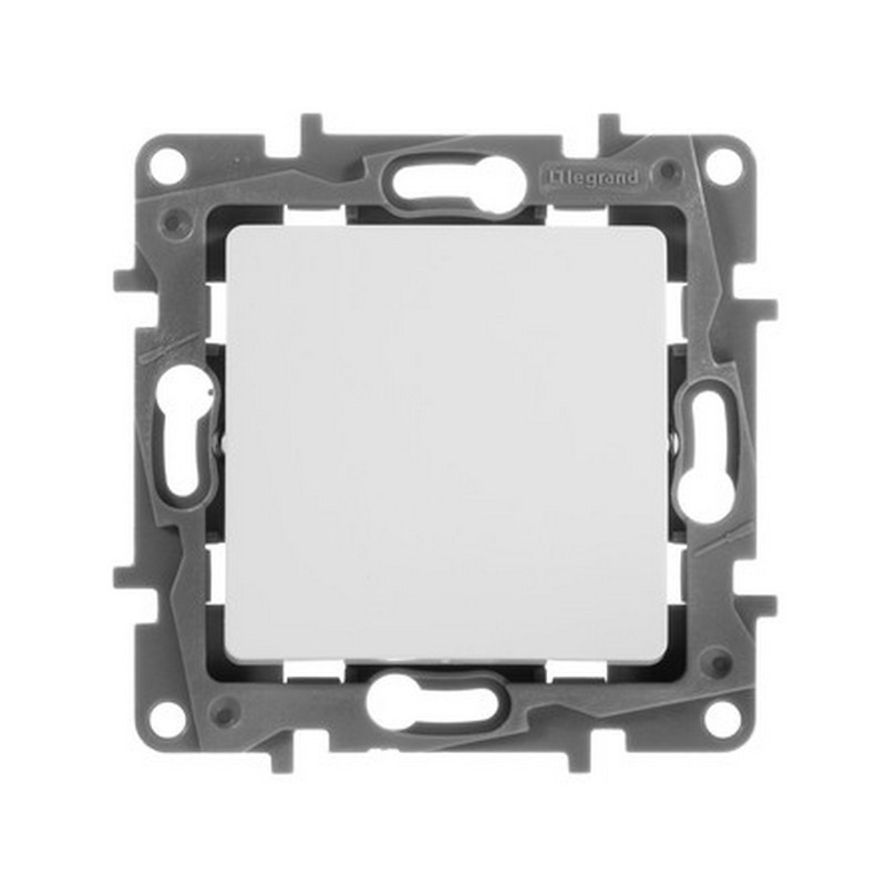 Переключатель промежуточный без рамки с/у 1-кл. белый 10А IP20 Legrand Etika 672209