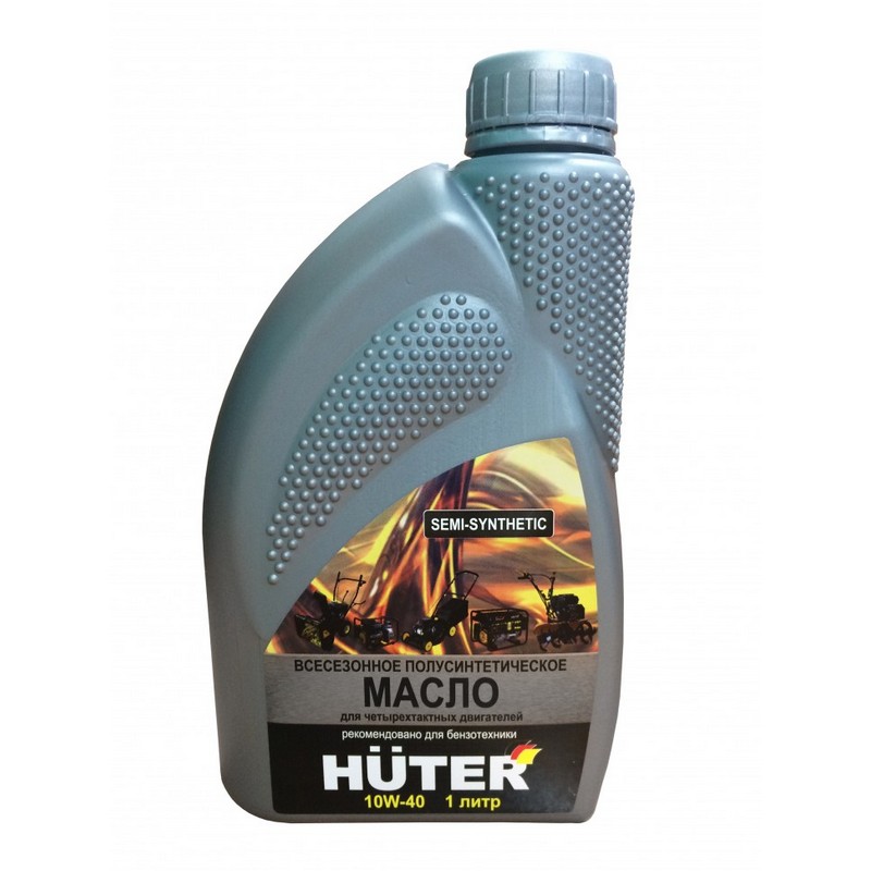 Масло 4-тактное 1л полусинт. 10W-40 HUTER