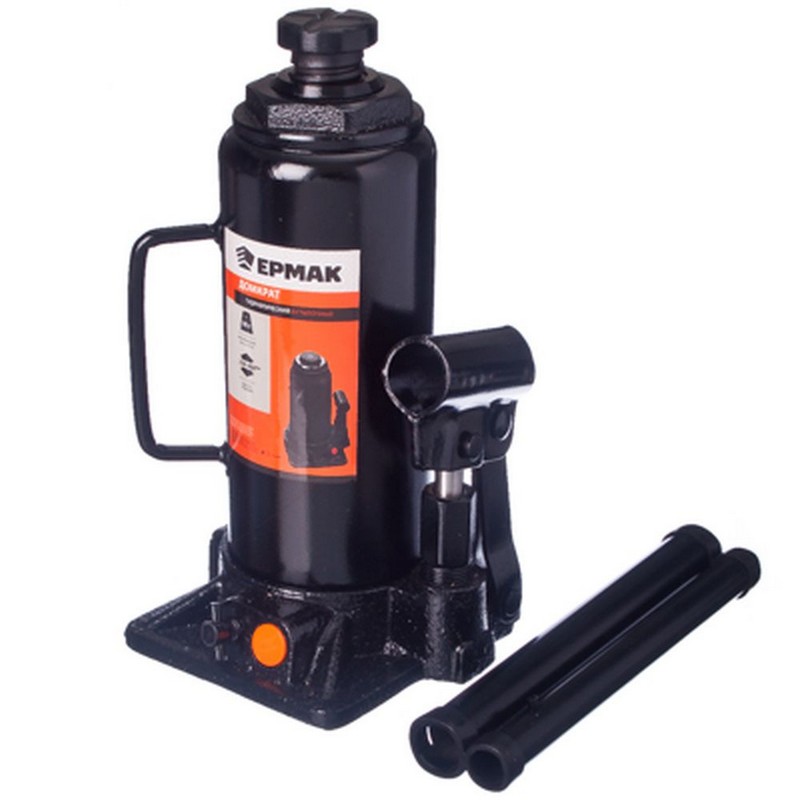 Домкрат гидравл. бутылочный 10т, 230-460мм ЕРМАК 770-093