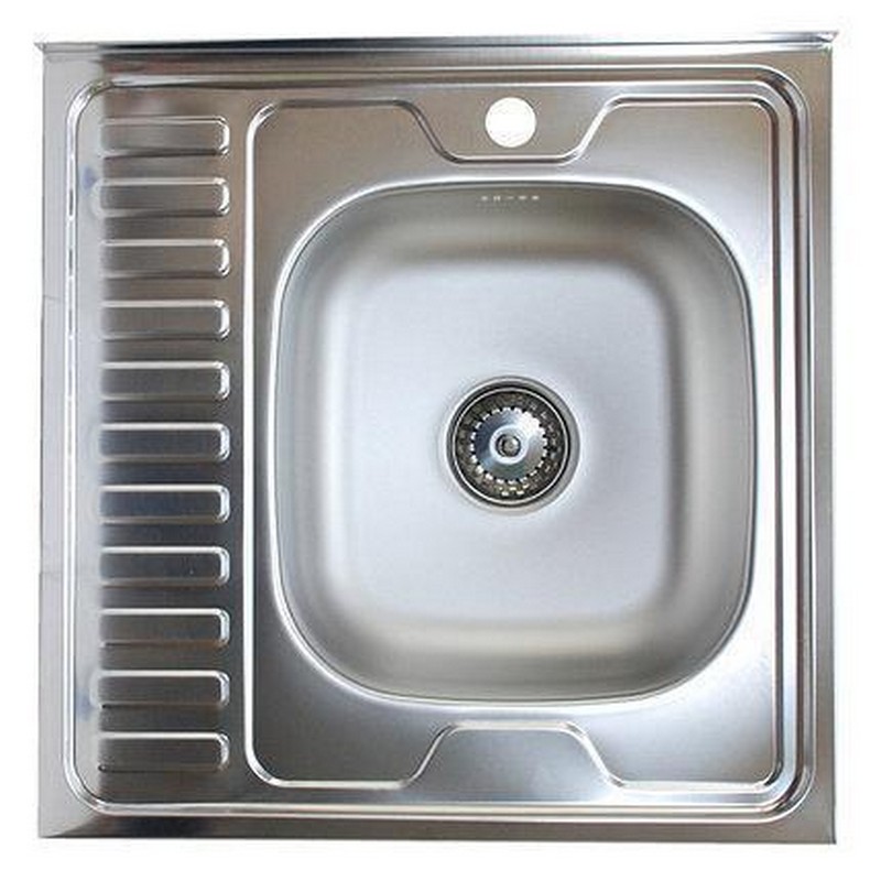 Мойка накладная нерж. 60*60 ПР 0,4*130 мм 