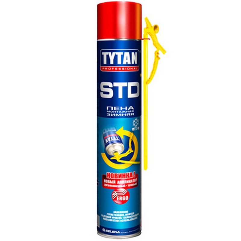 Пена монтажная ТИТАН STD (750мл) всесезонная