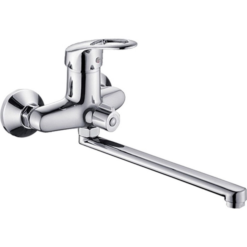 P2229 Смеситель универсальный с изливом 30F см(плоский)с шар. перекл