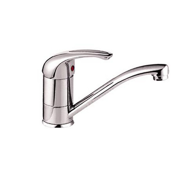 P4504 Смеситель для кухни с коротким изливом Картридж керамический 40мм