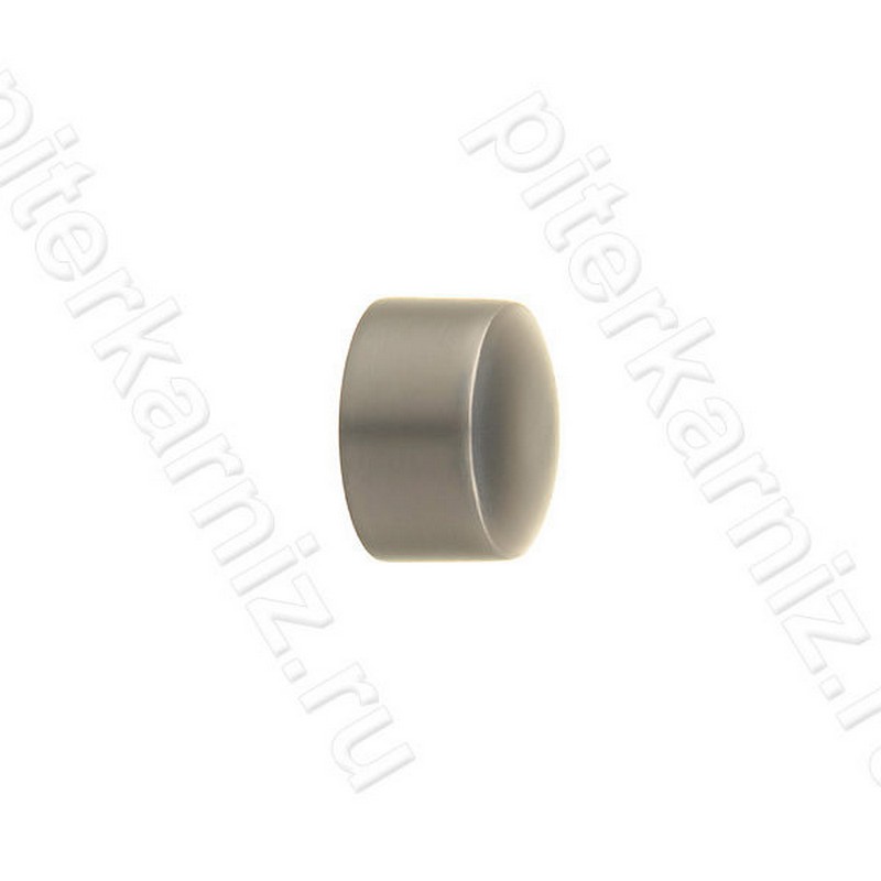 Наконечник заглушка (2шт) к карнизу КОВКА ЛЮКС (хром матовый) 16мм