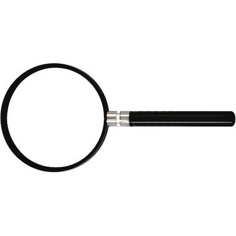 Лупа 75мм 3х пластик.