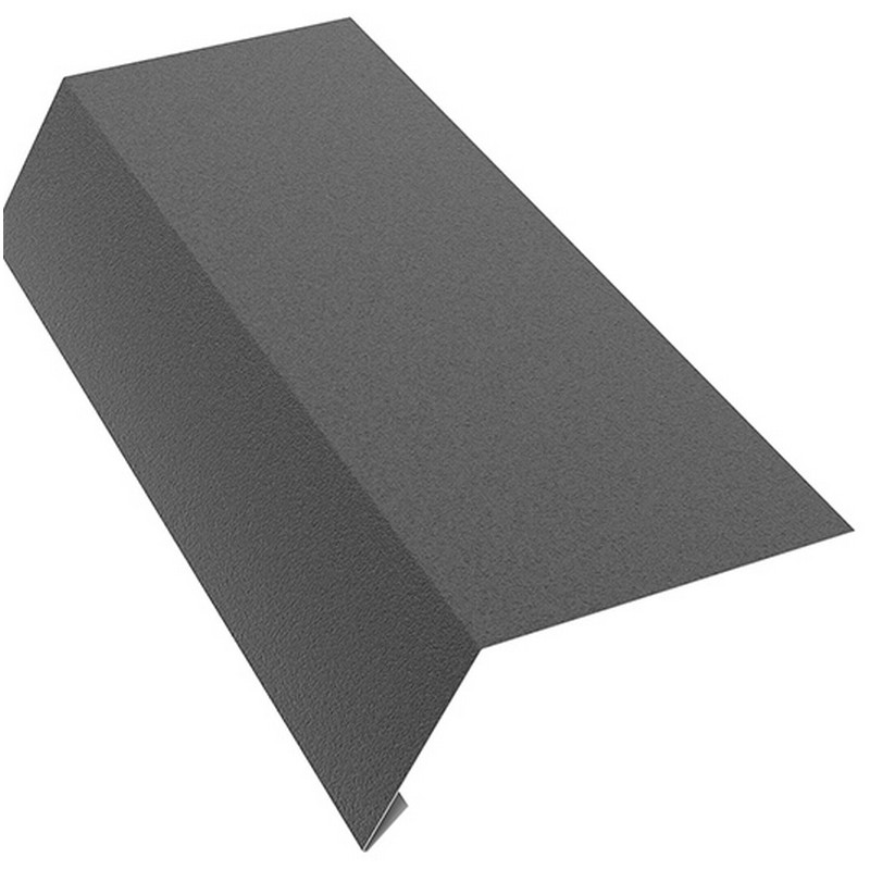 Планка карнизная, 100х60х15 мм, длина 2 м (серая) 