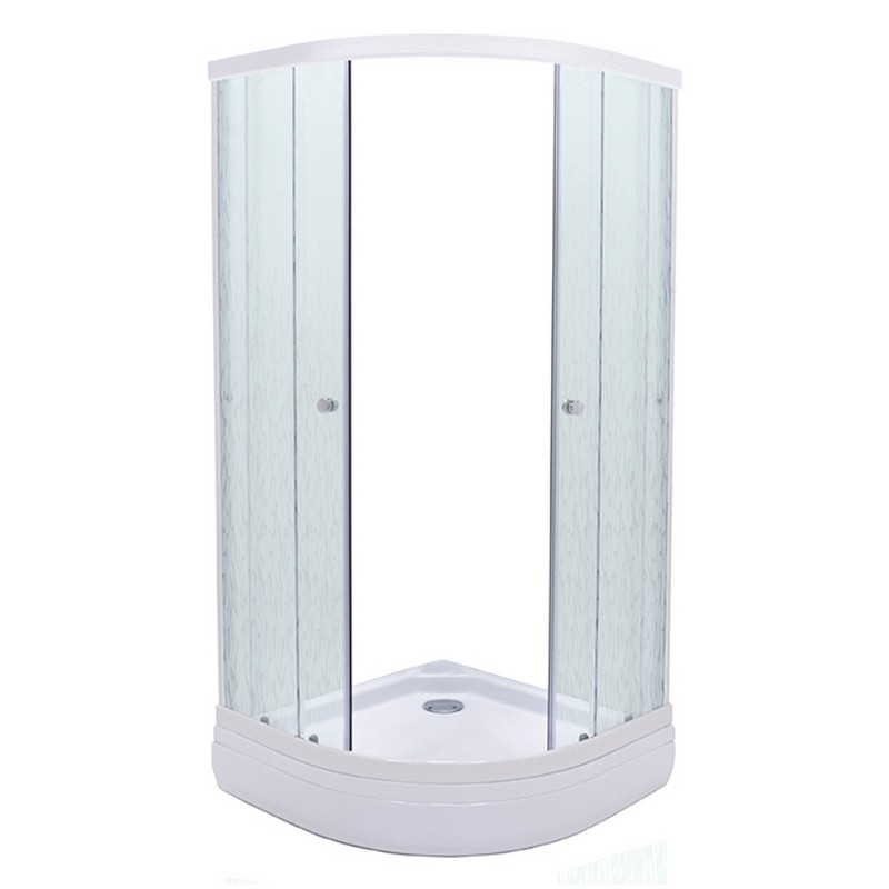 Душевая кабина 90*90 средний поддон "ВЕЛЬВЕТ В" ,белый ДН4