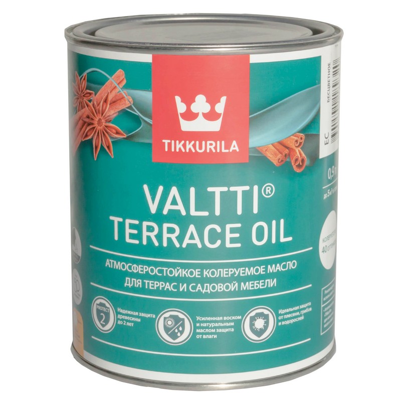 Масло для терасс VALTTI TERRACE OIL EC 0,9л