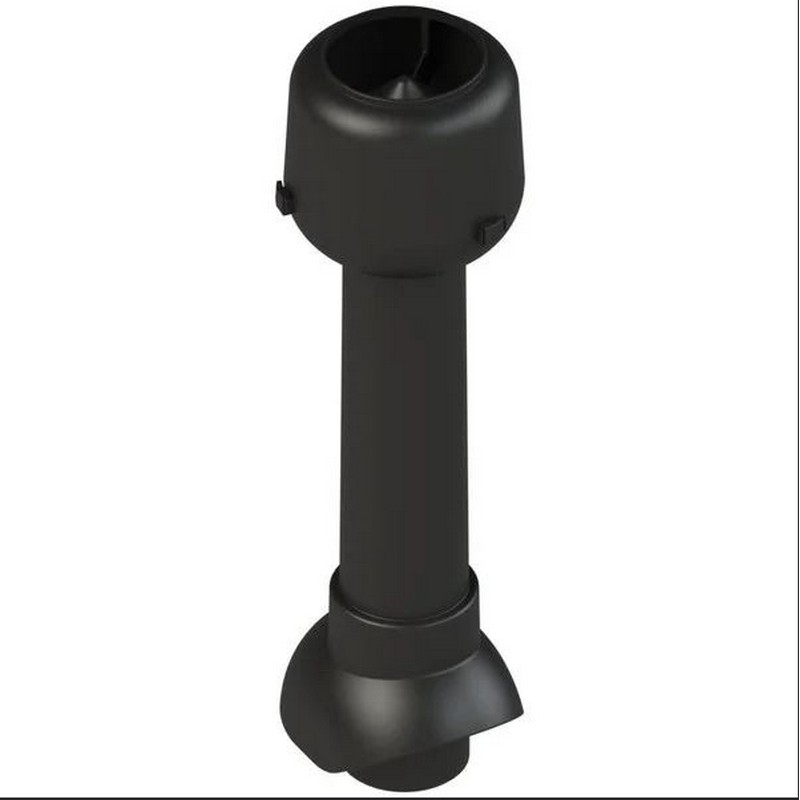 Труба вентиляции в сборе 110/500 чёрная