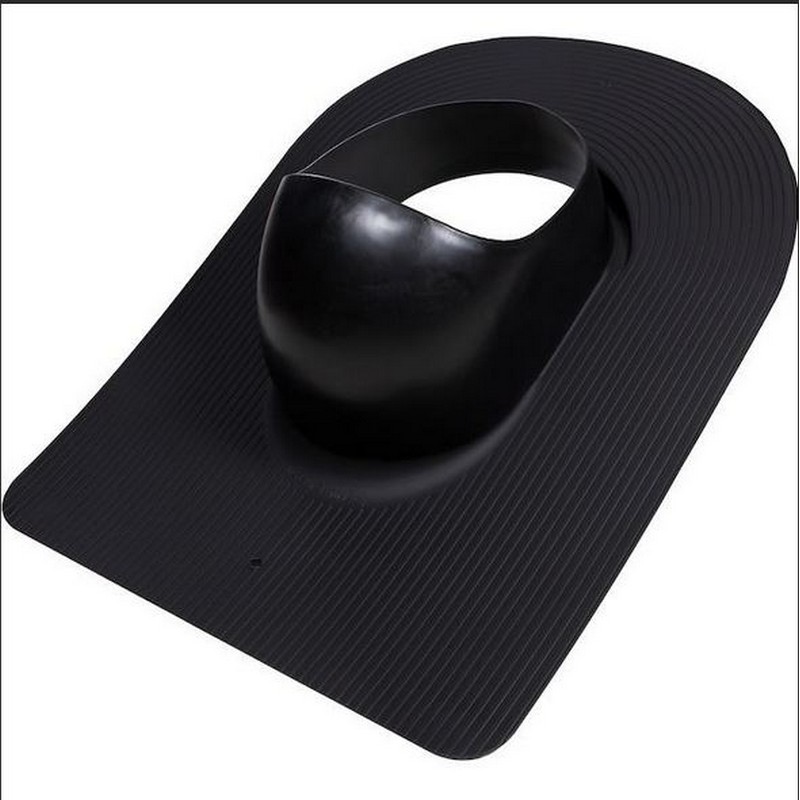 Проходной элемент трубы чёрный (мягкая кровля)