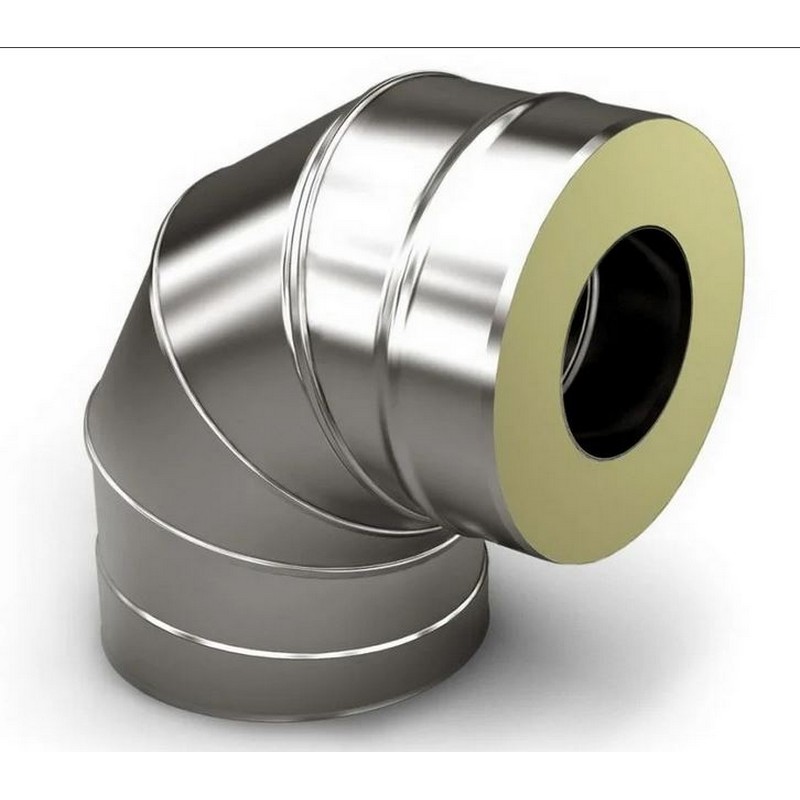 Отвод термо d 150/210/87" (0,8мм+0,5мм) н/ж