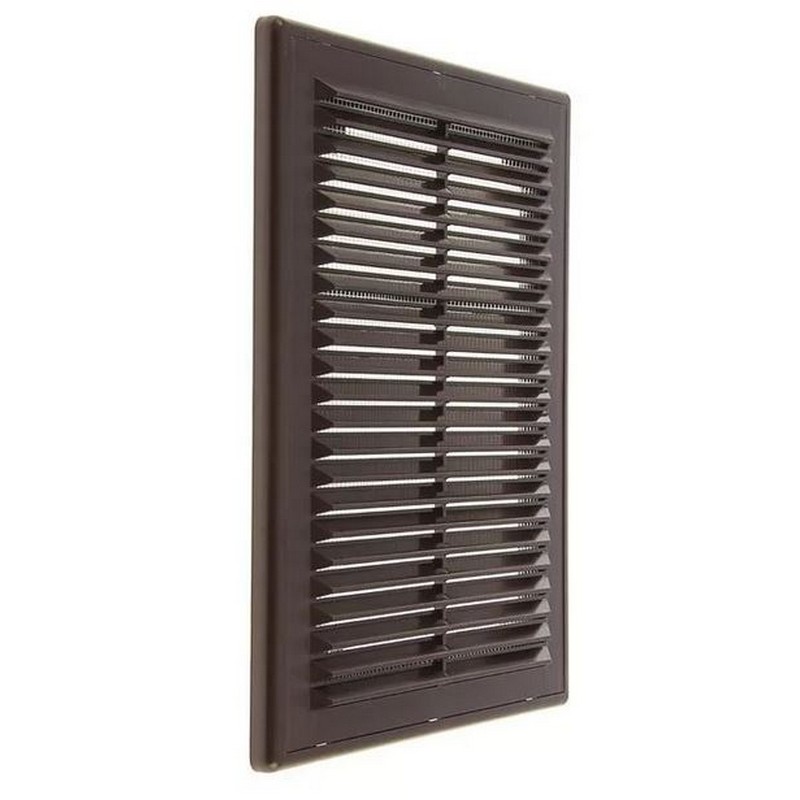 Решётка вентиляционная 183*253 1825Р коричневая