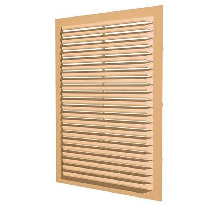 Решетка вентиляционная с москитной сеткой 170*240 1724С бежевая