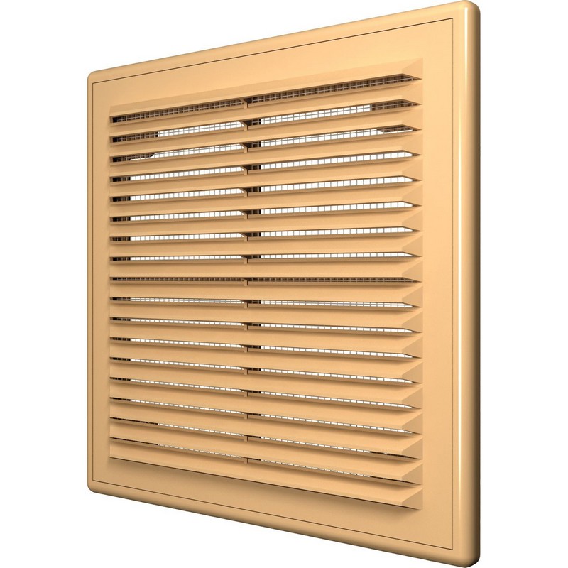 Решетка вентиляционная 2121Р  208*208 бежевая