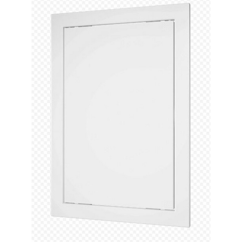 Люк-дверца ревезионный с ручкой 418*418 с фланцем 396*396 (Л4040Р)