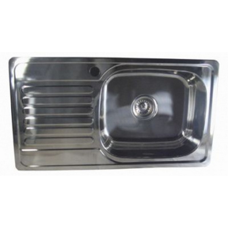 Мойка врезная нерж. 76*42  0,8*180 ПР