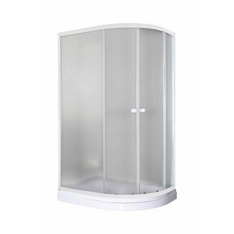 Душевой уголок PEGAS 120*80*220 см,низкий поддон,мат.ст,правая  Р-120R