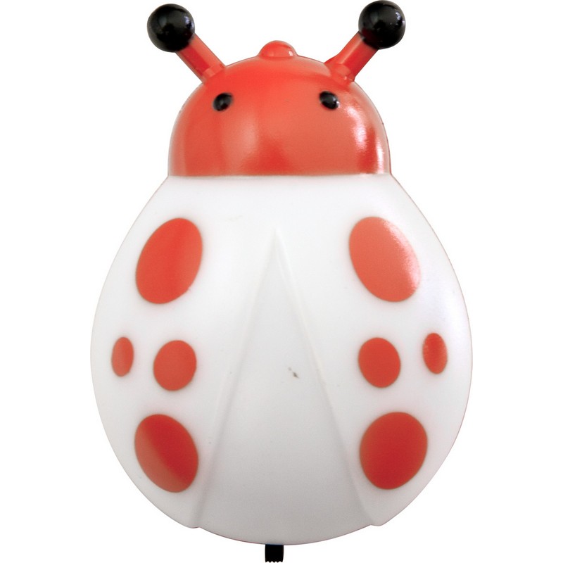 Светильник-ночник "БОЖЬЯ КОРОВКА" оранжевый 4-LED 1W ФЕРОН FN1155