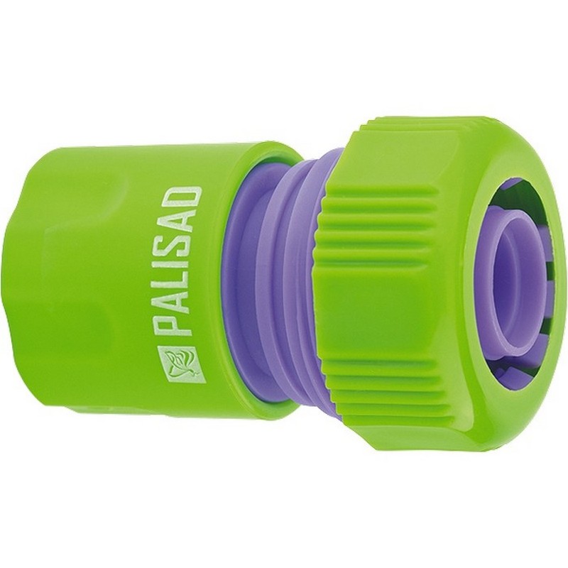 Соединитель быстросъемный для шланга 3/4" пластик. PALISAD 66160