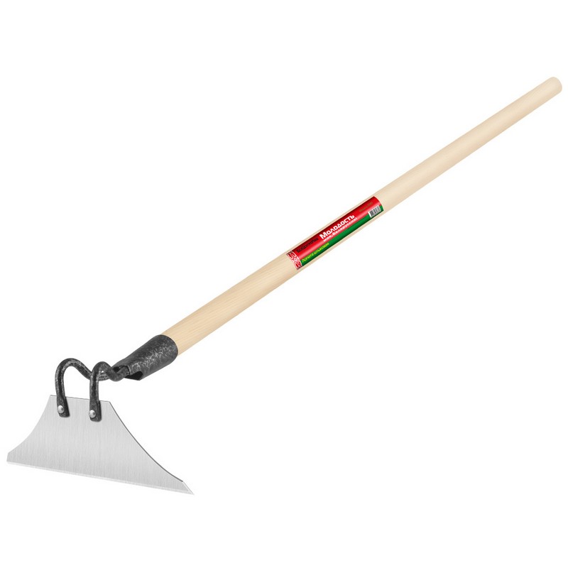 Тяпка 220мм нерж. с черенком, 1346-Ч