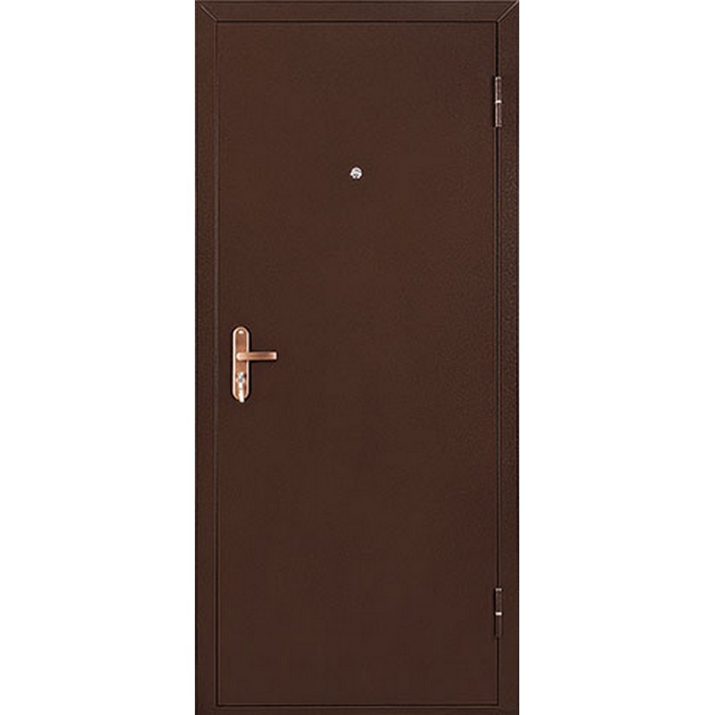 Дверь металлическая ДК 5 Антик коричневый мет/мет 2050*860 правая