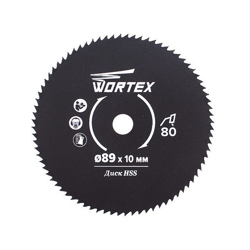 Диск пильный по металлу 89/10мм 80-зуб. HS S080 M
